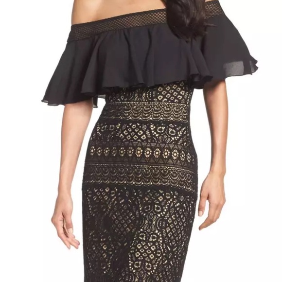 Tadashi Shoji Runway Dress black size 4 - Picture 12 of 13